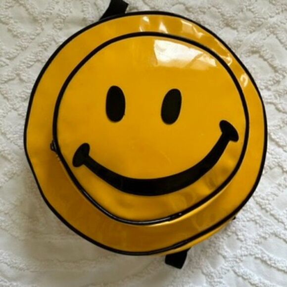 Vintage authentic Smiley face backpack bag 90s - Picture 7 of 12